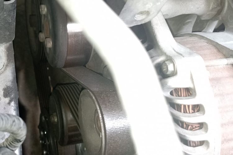 Drive belt KW terbuat dari material yang kurang bagus sehingga bisa menimbuklkan bunyi