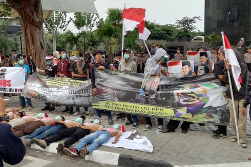 Demonstran di Depan KPK Tidak Tahu Menahu soal Revisi UU KPK