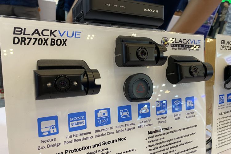 Dashcam terbaru lansiran Blackvue, dilengkapi 3 kamera, GPS, dan blackbox untuk mengamankan rekaman