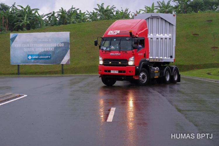 Bimtek engine brake dari BPTJ untuk sopir truk