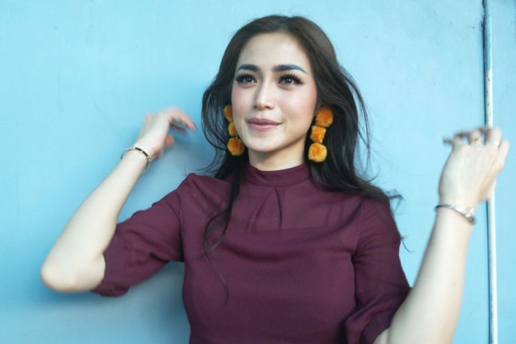 Jessica Iskandar dalam wawancara di Studio TransTV, Mampang, Jakarta Selatan, Rabu (31/1/2018).