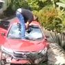 Fakta Polisi Mengamuk dan Rusak Honda Jazz Miliknya di Kendal, Mobil Sempat Masuk Selokan dan Serempet Warga