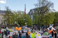 Saat Mahasiswa Columbia University Tolak Bubarkan Diri dalam Protes Pro-Palestina dan Tak Takut Diskors... 