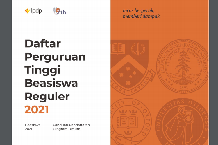 Daftar perguruan tinggi luar negeri LPDP 2021