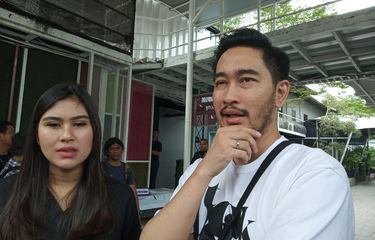 Syahnaz Sadiqah dan Jeje Govinda saat ditemui di kawasan Tendean, Jakarta Selatan, Senin (24/2/2020).