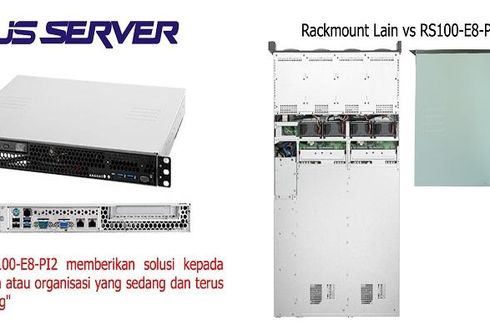 ASUS Server RS100-E8-PI2, Dual Intel Gigabit I210-AT LAN dan Free Software Monitoring