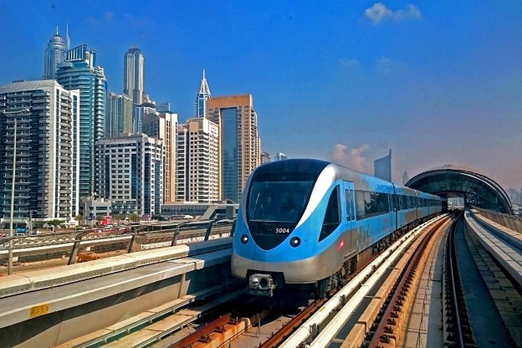 Ilustrasi Dubai - Dubai Metro.