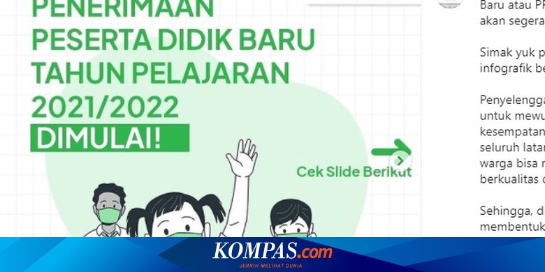Info Ppdb Dki Jakarta 2021 2022 Untuk Jenjang Sd Smp Dan Sma Smk Halaman All Kompas Com