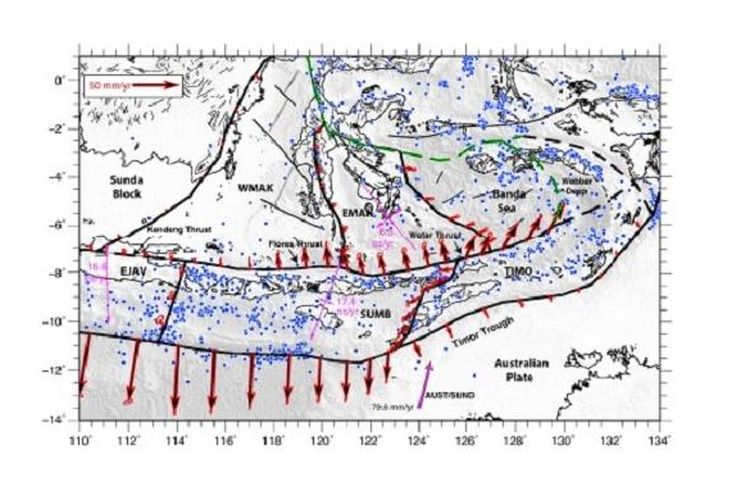 Sunda Sesar Foto : Mengenal Sesar Naik Flores dan Amukannya yang Picu Serial Gempa ...
