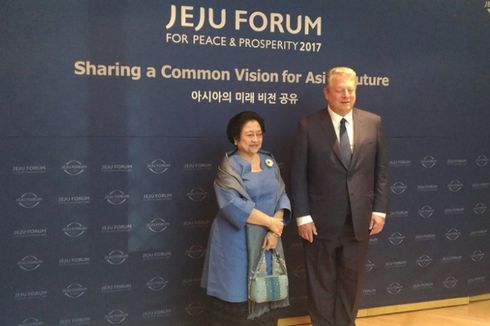 Megawati Bertemu Mantan Wapres AS Al Gore Bahas soal Lingkungan