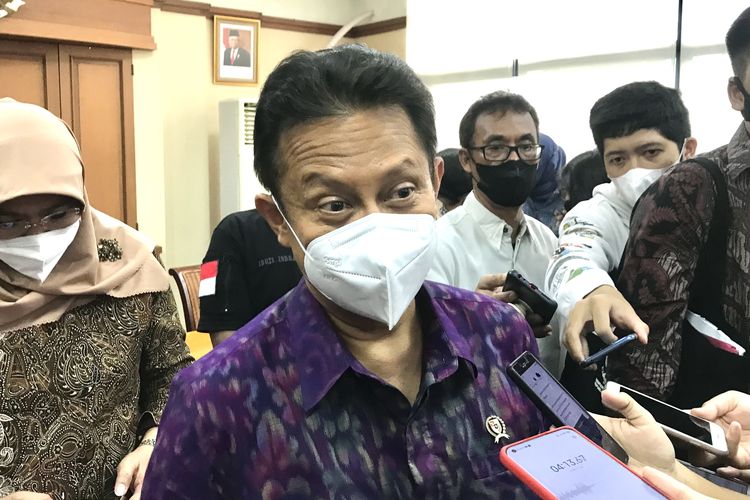 Menteri Kesehatan (Menkes) Budi Gunadi Sadikin saat ditemui di Gedung Kementerian Kesehatan, Jumat (18/11/2022).