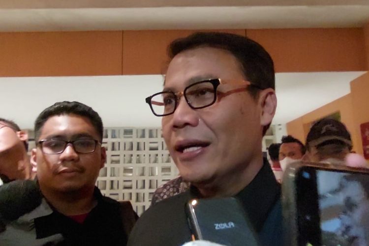 Ketua DPP PDI-P Ahmad Basarah ditemui di kawasan Senayan, Jakarta, Kamis (26/10/2023) malam.