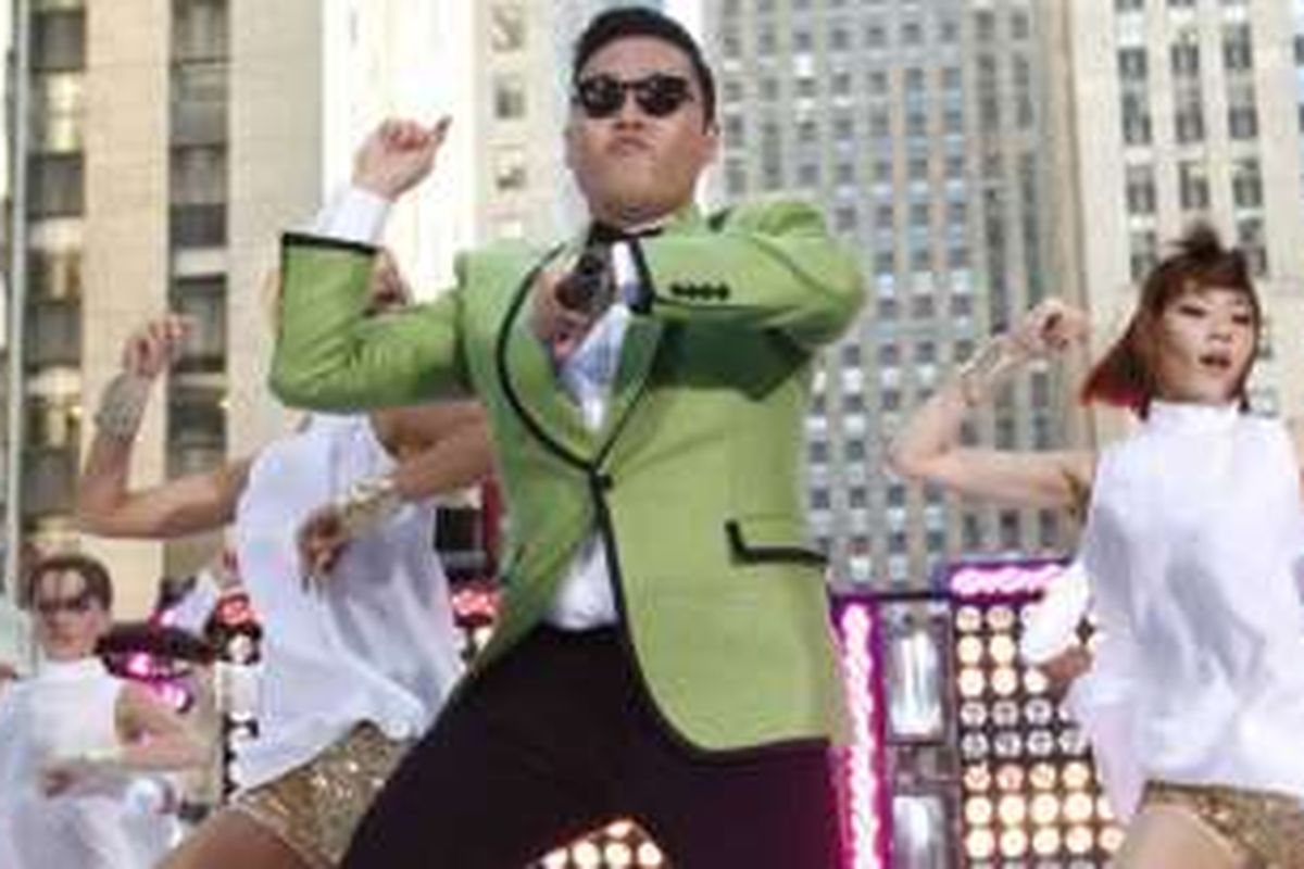 Psy mementaskan hit K-pop 