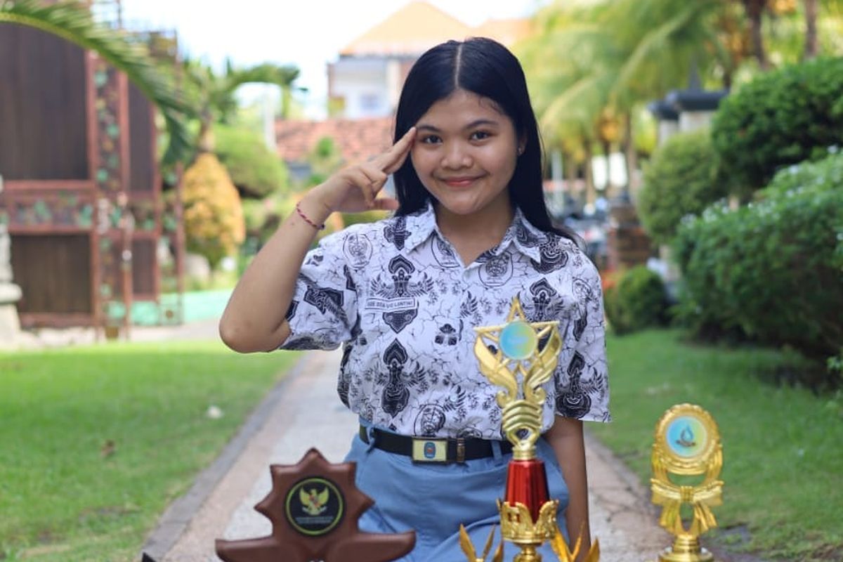 Gadis berprestasi asal Kabupaten Buleleng, Bali, Made Dea Vio Lantini.