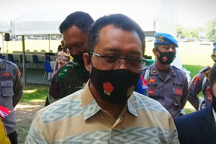 Gubernur NTB Zulkieflimansayah bersama Kapolda NTB, Irjen Pol M. Iqbal