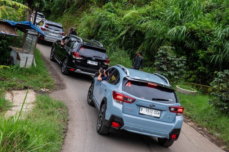 Media test drive bersama Subaru XV dan Subaru Forester pada acara ForestXVenture, 26-27 Oktober 2022.