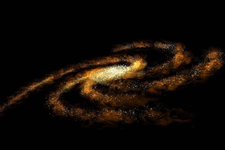Ilustrasi alam semesta galaksi bima sakti