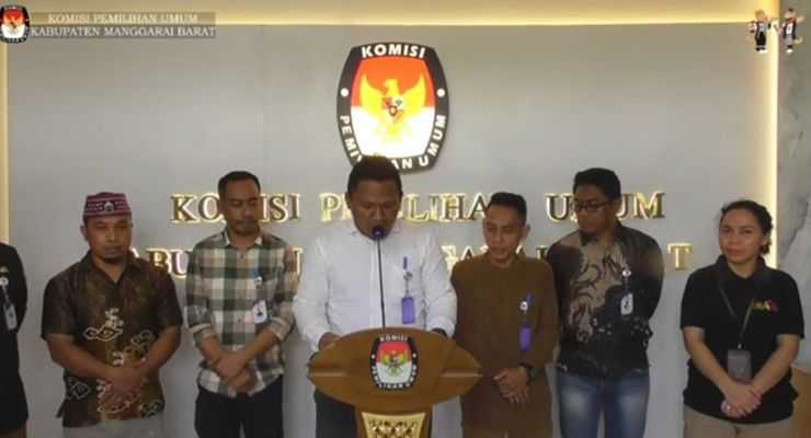 KPU Manggarai Barat Belum Pleno Penetapan Pemenang Pilkada 2024