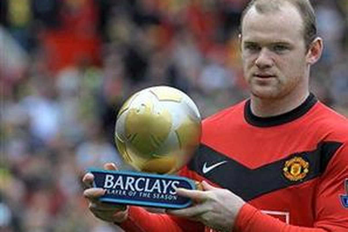 Pemain Terbaik Premier League 2009-2010, Wayne Rooney.