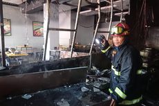 Rumah Makan di Kota Malang Terbakar Diduga akibat Selang Gas Bocor