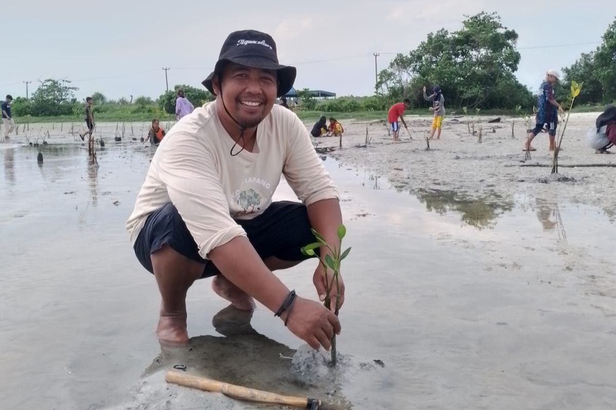 Penggerak kampung wisata Desa Pengudang, Iwan Winarto.