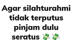Menolak Meminjamkan Uang kepada Kerabat, Apakah Berdosa?