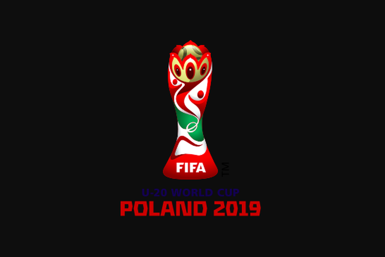 Logo Piala Dunia U-20 2019 yang akan berlangsung di Polandia pada 23 Mei hingga 15 Juni 2019. 