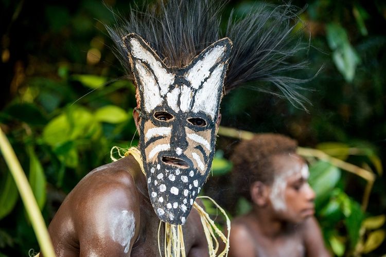 Suku Asmat di Papua DOK. Shutterstock/Sergey Uryadnikov