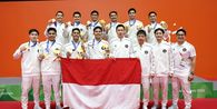 Penantian 28 Tahun Berakhir, Tim Beregu Putra Indonesia Rebut Emas Asian Games 2026