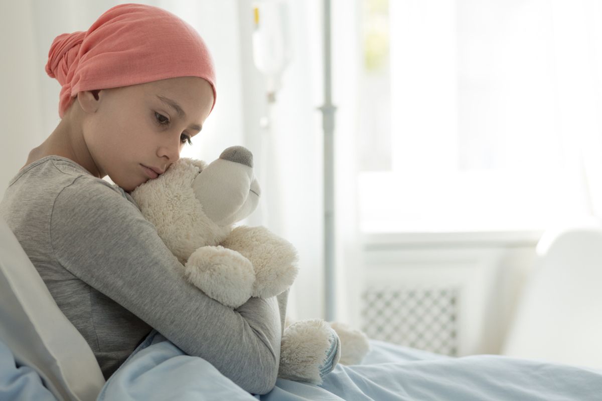 Ilustrasi kanker pada anak, pasien kanker anak.