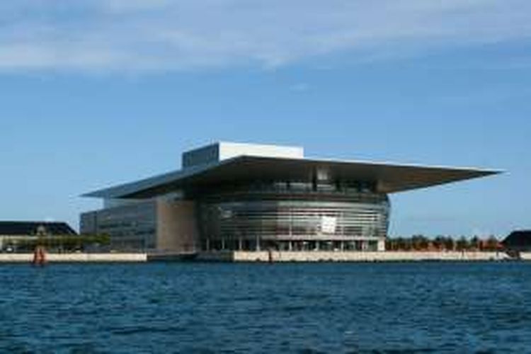 Gedung opera Kopenhagen, Denmark.