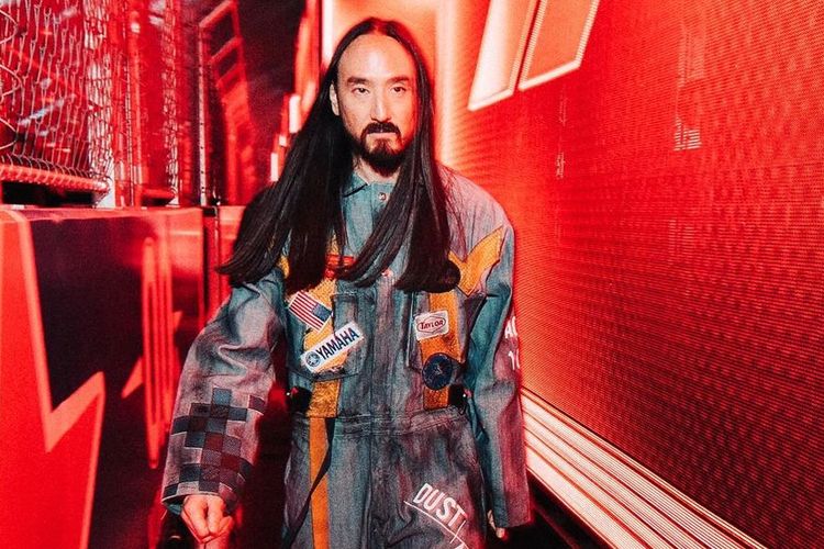 Steve Aoki di opening ceremony F1 Las Vegas