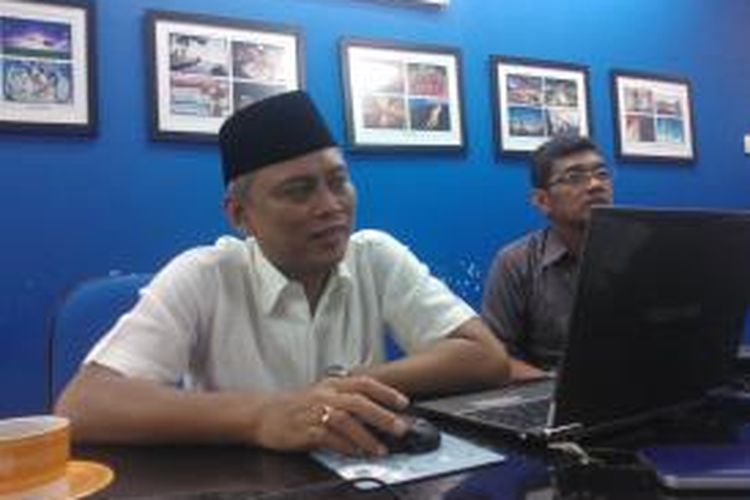 Wakil Ketua DPR Arif Wibowo saat bertandang ke redaksi Kompas.com, Kamis (19/12/2013).