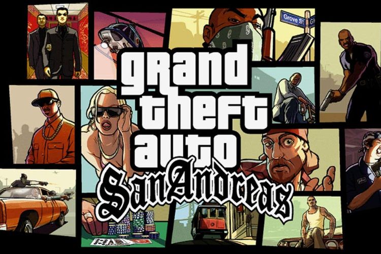 Ilustrasi game GTA: San Andreas.