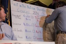 Hillary Bukukan Kemenangan Pertama di Dixville Notch, 1 Suara untuk Romney