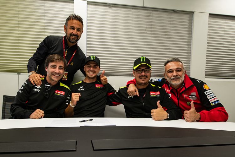 Fabio Di Giannantonio menandatangani kontrak dengan Pertamina Enduro VR46 dan Ducati untuk musim 2025/2026