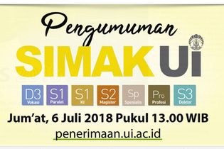 Pengumuman Jalur Mandiri UI Hari Ini, Cek Di Sini