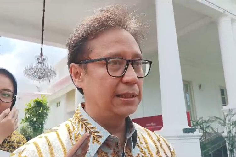 Menteri Kesehatan Budi Gunadi Sadikin di Kompleks Istana Kepresidenan, Jakarta Pusat, Jumat (5/1/2024).