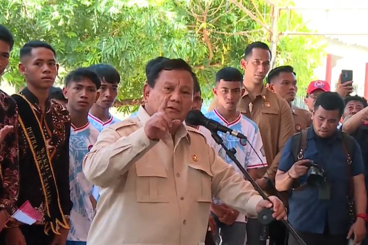 Prabowo: Saya Presiden Kedua yang ke Miangas, Pak Jokowi Sebelumnya