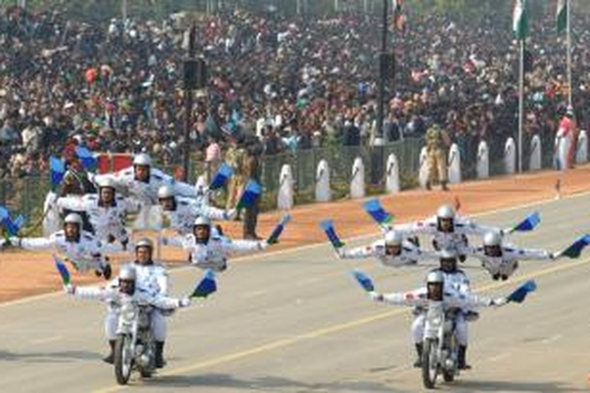 Parade ini diperingati setiap tahun oleh seluruh warga India.