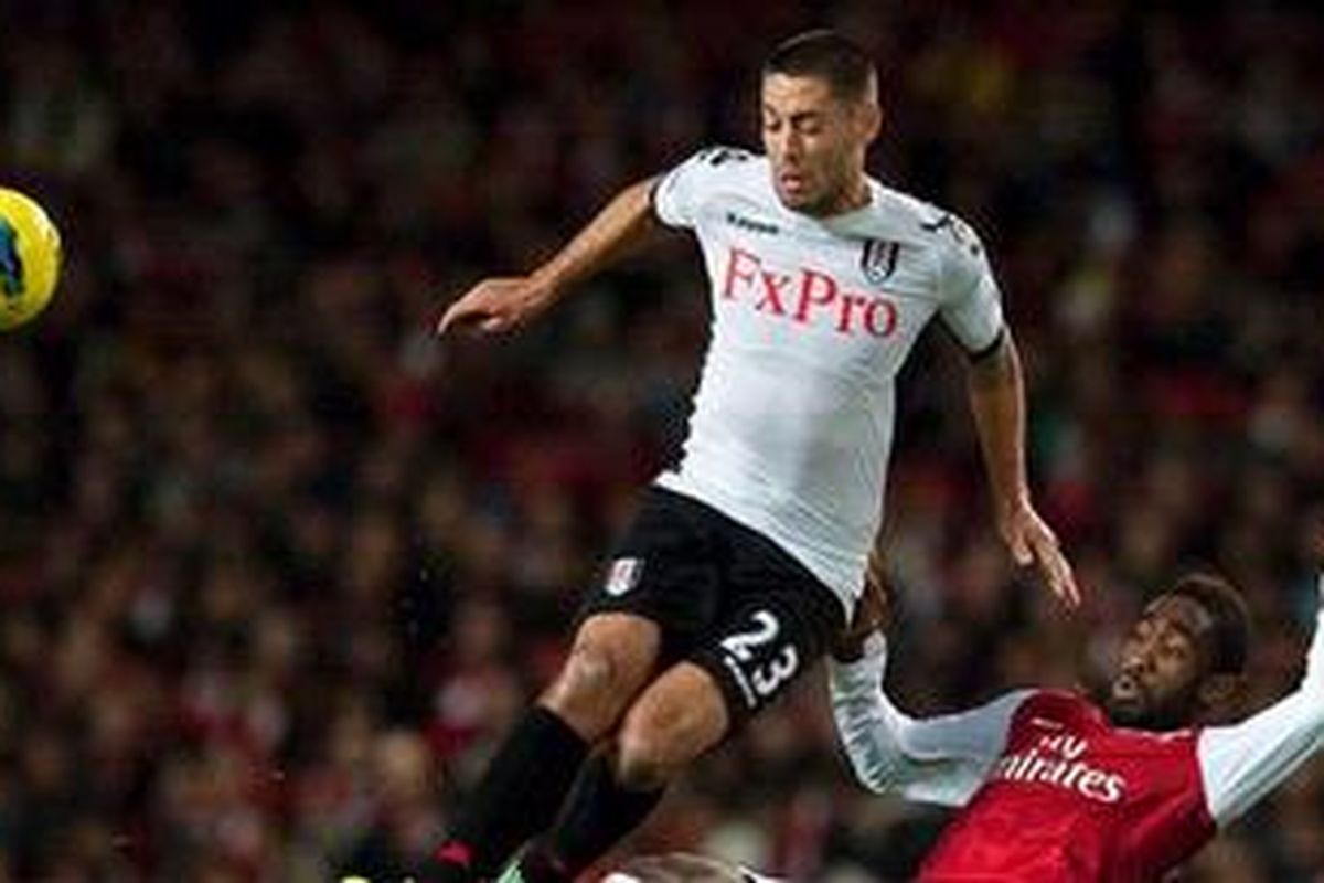 Gelandang Fulham, Clint Dempsey.