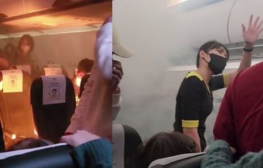 Powerbank terbakar di kabin pesawat Scoot