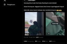 Viral, Video Driver Ojol Chat Body Shaming Siswi di Palangkaraya, Dilabrak, Akun Dinonaktifkan