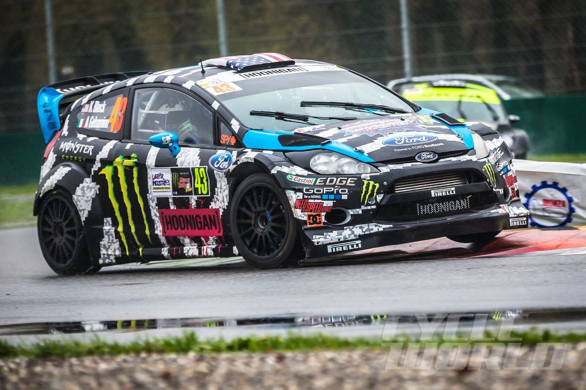 Ford Fiesta spek WRC tunggangan Ken Block di Moza Rally Show 2014