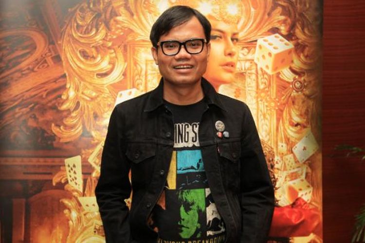 Soleh Solihun berpose ketika menghadiri peluncuran trailer film Comic 8: Casino Kings di Kemang Village XXI, Jakarta Selatan, pada Rabu (15/4/2015).