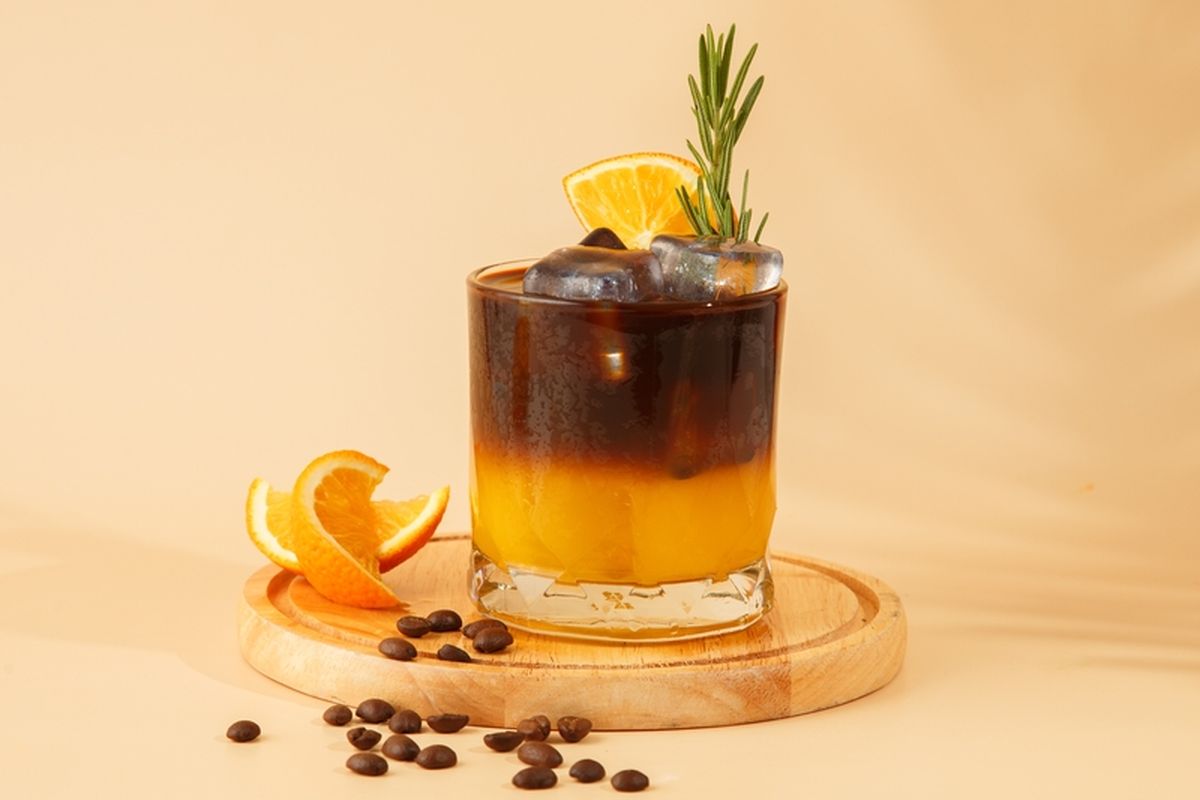 Ilustrasi kopi mocktail.