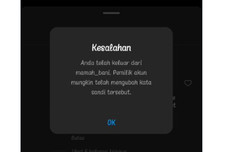 Keluhan Instagram Eror Hari Ini, Akun Tiba-tiba "Log Out" dan Gagal Masuk