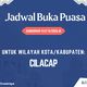 Jadwal Buka Puasa Cilacap Hari Ini Sabtu 28 Februari 2026