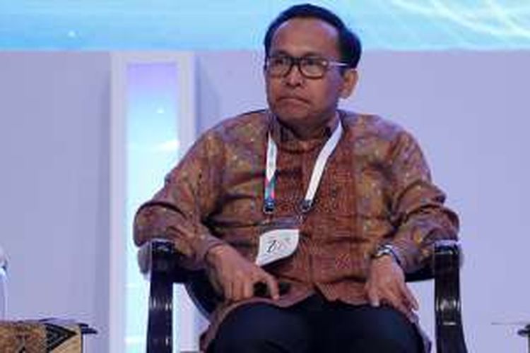 Direktur Utama Garuda Indonesia M Arif Wibowo menjadi pembicara saat acara Kompas 100 CEO Forum di Jakarta Convention Center, Kamis (24/11/2016). Para CEO yang tercatat dalam indeks Kompas 100 berkumpul dan berdiskusi dalam Kompas 100 CEO Forum.