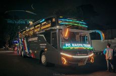PO Nagita Transport Rilis Bus Baru, Tampil Beda berkat Warna Baru